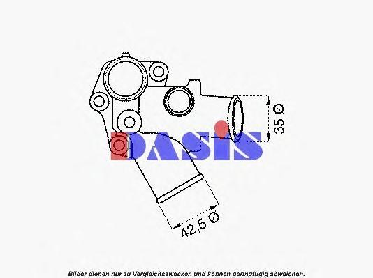 Термостат, охлаждающая жидкость 751844N AKS DASIS