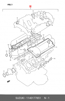 Деталь 11401-77851 SUZUKI