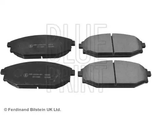 Комплект тормозных колодок, диско ADG04287 BLUE PRINT