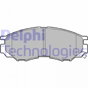 Комплект тормозных колодок, диско LP1010 DELPHI
