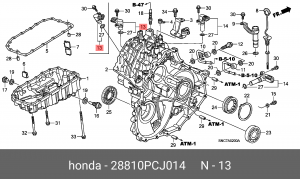 Датчик ABS 28810PCJ014 HONDA