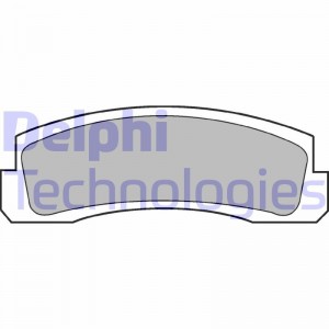 Комплект тормозных колодок, диско LP189 DELPHI