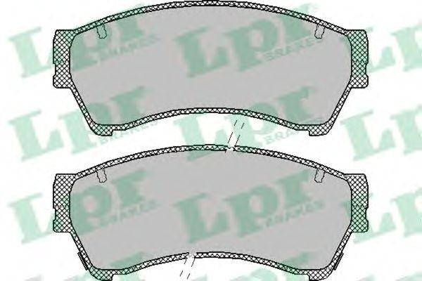 Колодки тормозные дисковые 05P1413 LPR