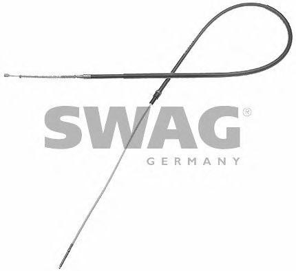 Трос, стояночная тормозная система 30 91 4212 SWAG