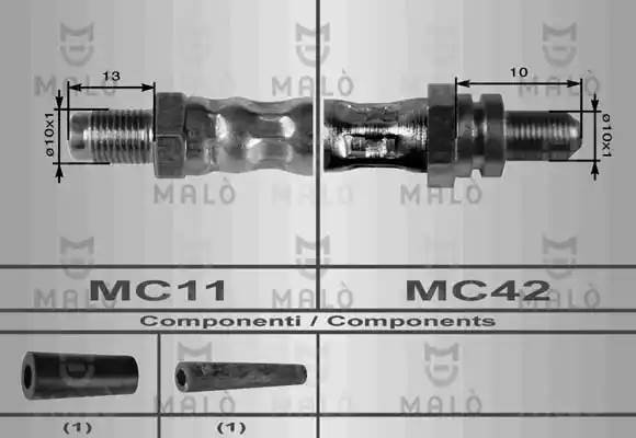 Тормозной шланг 8612 MALO