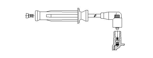 Провод зажигания 46584 BREMI