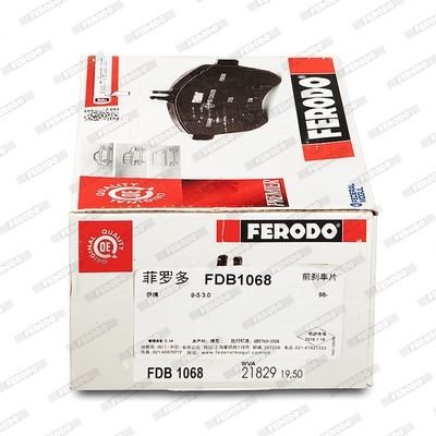 Комплект тормозных колодок, диско FDB1068 FERODO