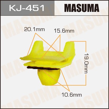 Клипса крепежная KJ451 MASUMA