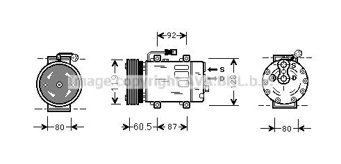 Радиатор, охлаждение двигател VW2179 AVA