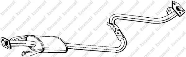 Средний глушитель выхлопных газов 283-111 BOSAL