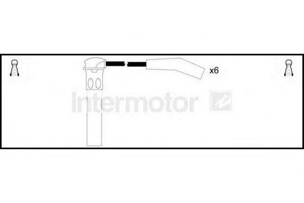 Ккомплект проводов зажигания 73412 STANDARD