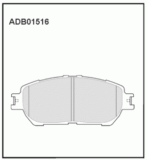 Колодки тормозные дисковые ADB01516 ALLIED NIPPON