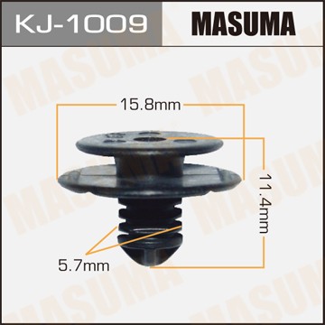 Клипса крепежная KJ1009 MASUMA