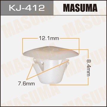 Клипса крепежная KJ412 MASUMA