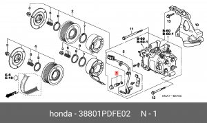 Деталь 38801PDFE02 HONDA
