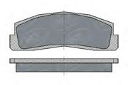 Колодки тормозные дисковые SP179 SCT