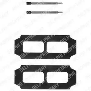 Комплектующие, колодки дискового тормоза LX0104 DELPHI