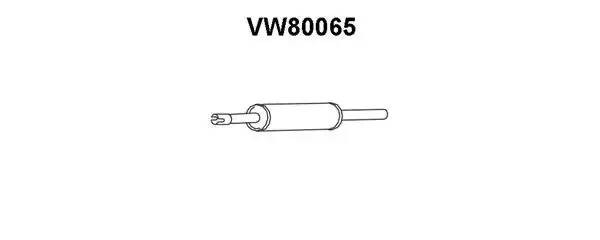 Предглушитель выхлопных газов VW80065 VENEPORTE