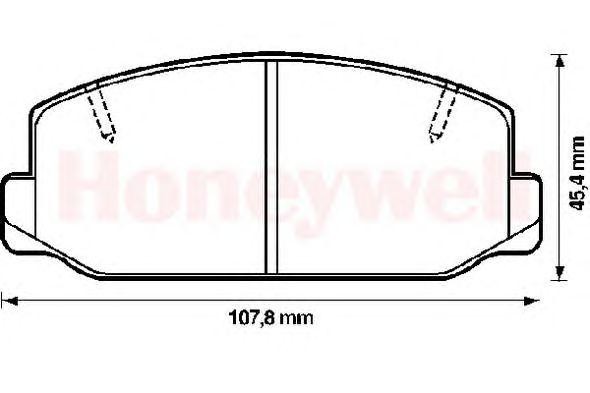 Комплект тормозных колодок, диско 572192B BENDIX JURID