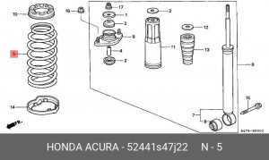 Деталь 52441S47J22 HONDA