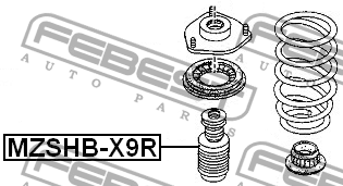 Деталь MZSHB-X9R FEBEST
