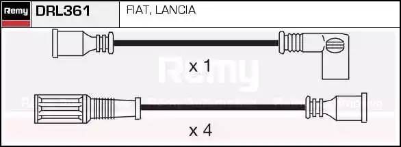 Ккомплект проводов зажигания DRL361 DELCO REMY