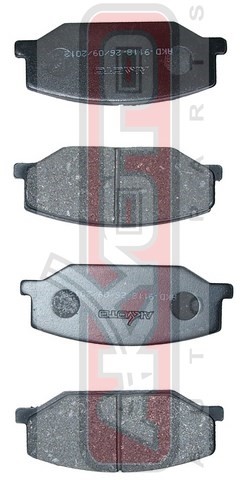 Колодки тормозные дисковые AKD-9118 AKYOTO