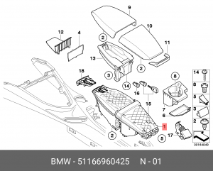 Деталь 51 16 6 960 425 BMW