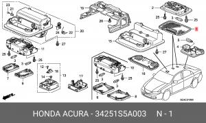 Деталь 34251S5A003 HONDA