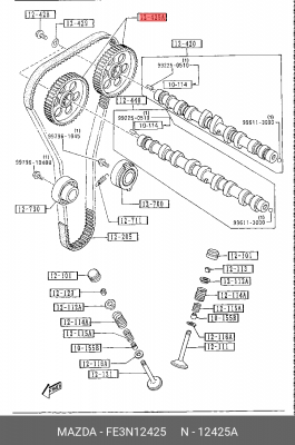 Деталь FE3N12425 MAZDA