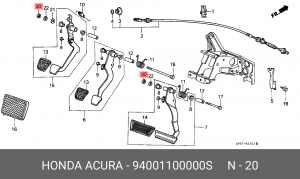 Деталь 94001100000S HONDA