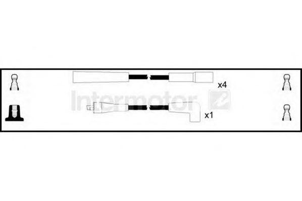 Ккомплект проводов зажигания 83064 STANDARD