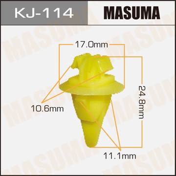 Клипса крепежная KJ114 MASUMA
