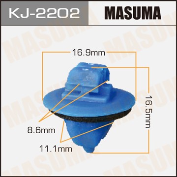 Клипса крепежная KJ2202 MASUMA