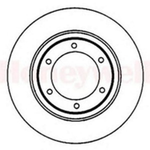 Тормозной диск 561099B BENDIX JURID