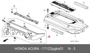 Деталь 17122PGKA01 HONDA