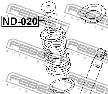 Отбойник подвески ND-020 FEBEST