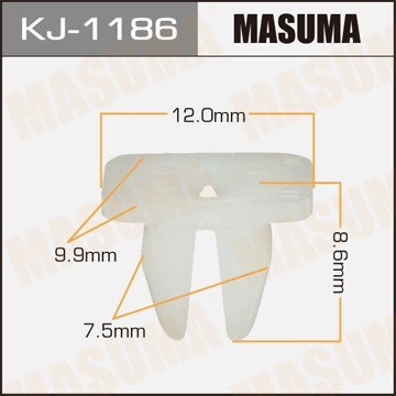 Клипса крепежная KJ1186 MASUMA