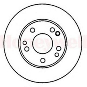 Тормозной диск 561875B BENDIX JURID