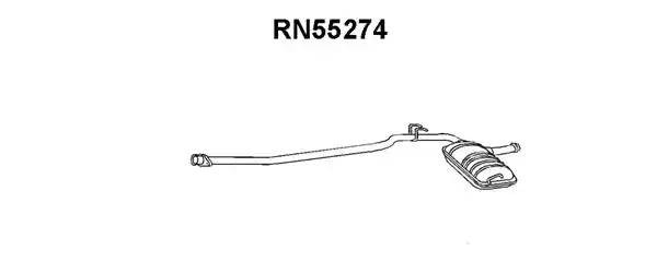 Предглушитель выхлопных газов RN55274 VENEPORTE