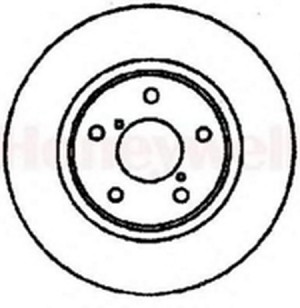 Тормозной диск 561421B BENDIX JURID