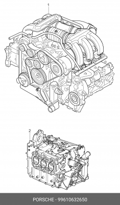 Прокладка, термостат 99610632650 PORSCHE