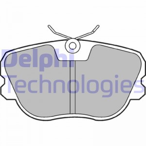 Комплект тормозных колодок, диско LP575 DELPHI