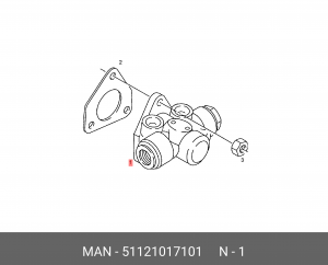 Топливный насос; Насос, топливоподающяя система 51121017101 MAN
