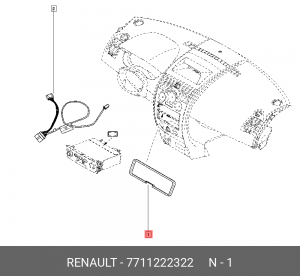 Деталь 7711222322 RENAULT