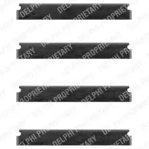 Комплектующие, колодки дискового тормоза LX0061 DELPHI
