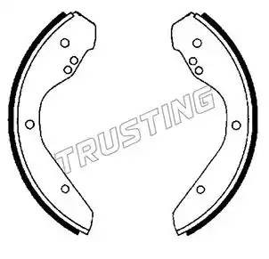 Комплект тормозных колодок 124.251 TRUSTING