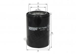 Масляный фильтр H17W06 HENGST