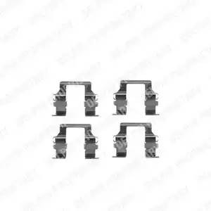 Комплектующие, колодки дискового тормоза LX0228 DELPHI