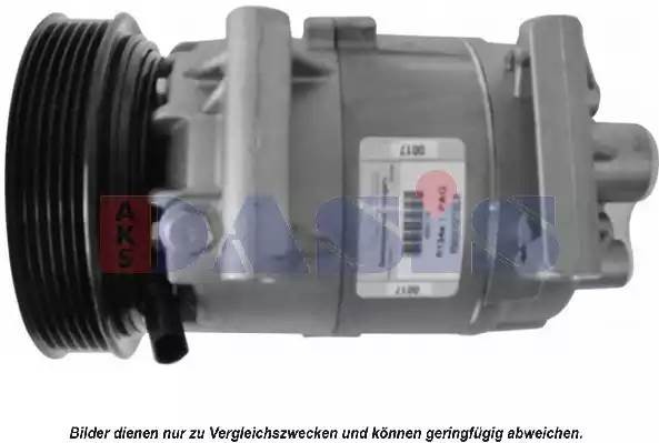 Компрессор, кондиционер 851558N AKS DASIS